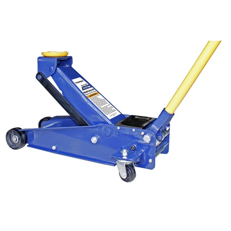 Stronghold Quick Start Floor Jack, Steel, 21" Max. Height, 3-1/2 Ton Capacity TH33508